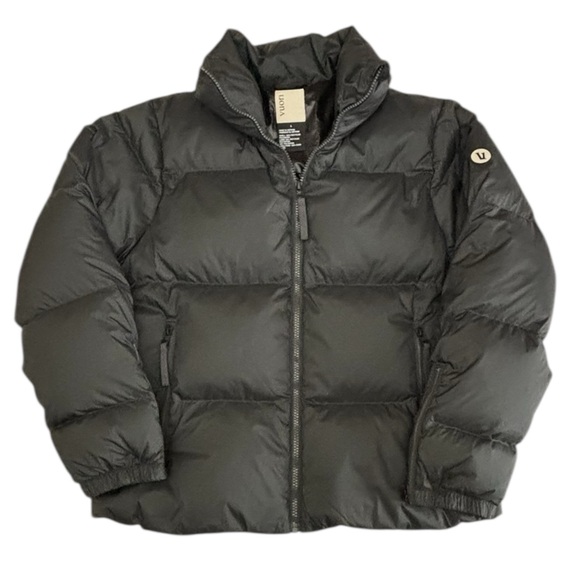 Vuori Hillside Jacket Down Puffer Women’s Large Full Zip Black - Picture 1 of 12